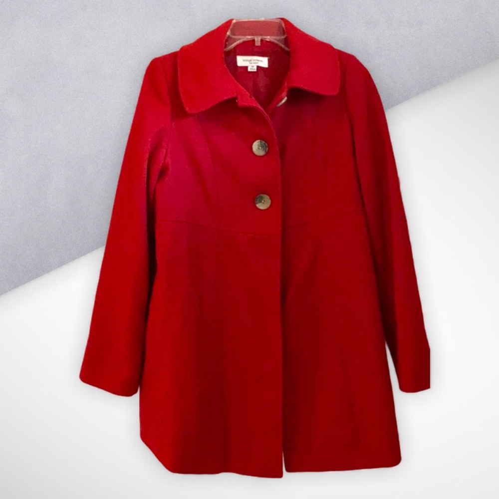 ⭐️2xHP!!!⭐️ Red Maternity Pea Coat